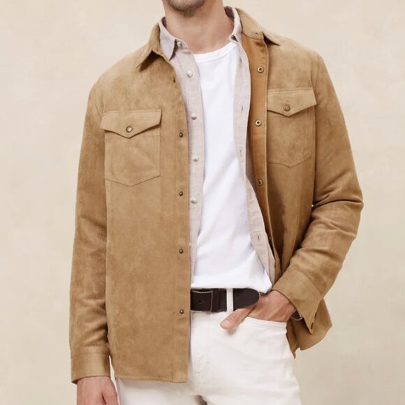 Vegan Suede Shirt - Picture 1 of 3